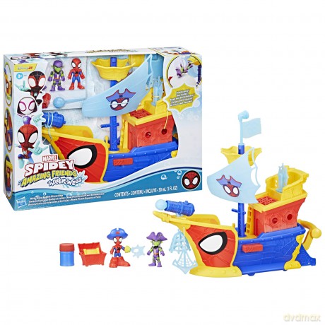 Spidey Water-Webs Bubble Pirate Ship (G0666) [FIGURKA]