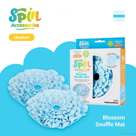 SPIN - Blossom Snuffle Mat - Baby Blue - Duo Pack