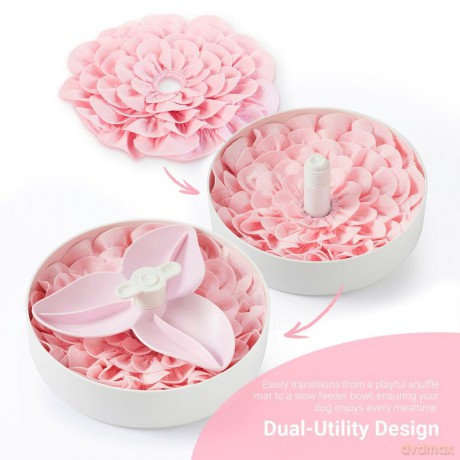 SPIN - Blossom Snuffle Mat - Baby Pink - Duo Pack