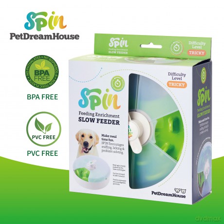 SPIN - Starter kit - Interactive Feeder UFO Maze with Twister - Green
