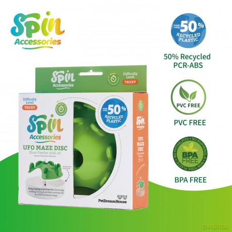 SPIN - UFO Maze Disc - green
