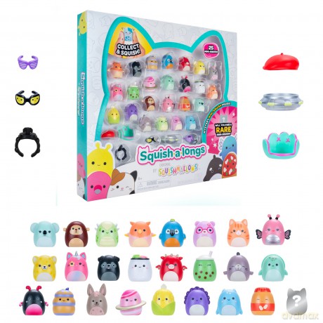 Squishalongs - 2,5 cm 25 Pack Style 1 S3 (2520235) [FIGURKA]