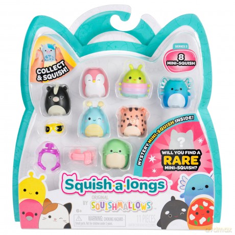 Squish-a-longs 2,5 cm 8-pak S3 - Variant 1 [FIGURKA]