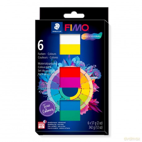 Staedtler - FIMO Professional Modelling Set, True Colours (8043 C6-1)
