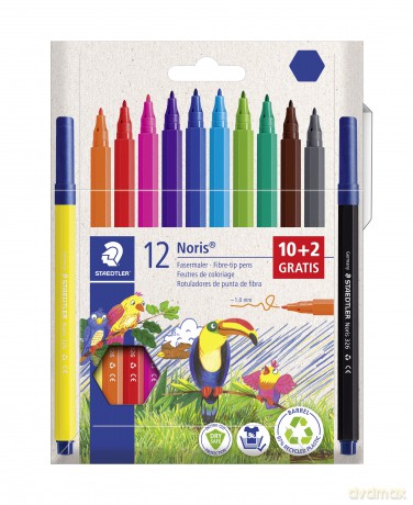 Staedtler - Noris Pens - 10+2 (326 C12P)