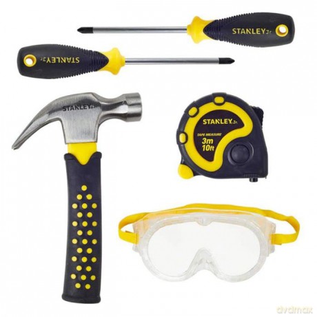 Stanley Jr. - Open Toolbox + 5 pc Toolset (TBS005-06-SY)