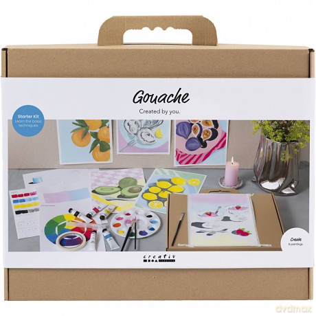 Starter Craft Kit Gouache - Paintings - assorted colours (977852)