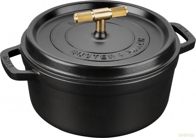 Staub - Buster + Punch Cocotte - Black - 24 cm