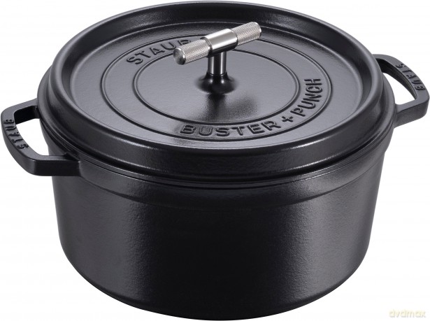 Staub - Buster + Punch Cocotte - Black - 28 cm