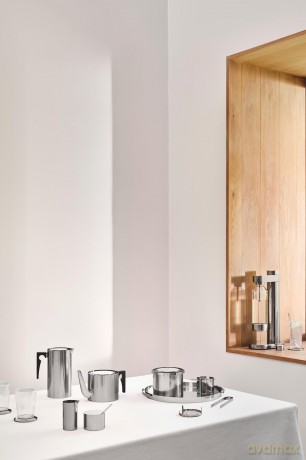 Stelton - Arne Jacobsen Cylinda Sugar Bowl - 0.2 L (Steel)