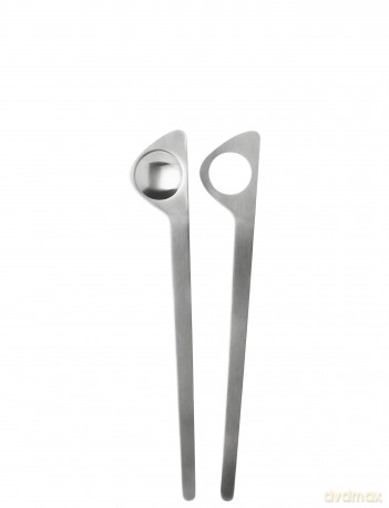 Stelton - Arne Jacobsen Salad Servers - Steel