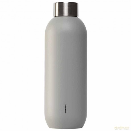 Stelton - Keep Cool Vacuum Insulated Bottle 0.6 L (Light Grey)