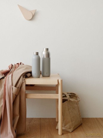 Stelton - Keep Cool Vacuum Insulated Bottle 0.6 L (Light Grey)