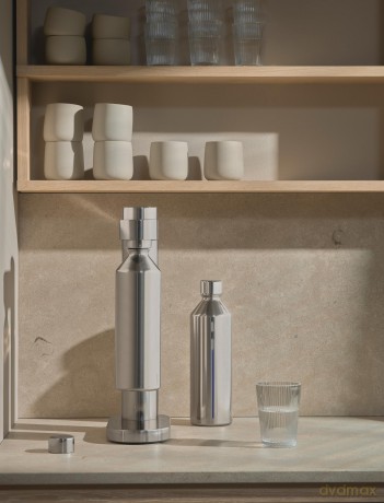 Stelton - Sparkling Water Bottle - Stainless Steel - 1.2âŻL
