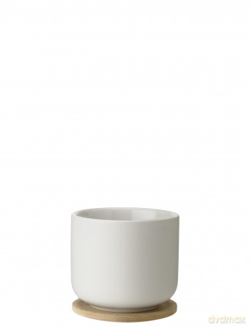 Stelton - Theo Cup with Coaster 0.2 L (Sand)