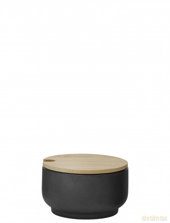 Stelton - Theo Sugar Bowl 0.1 L (Black)