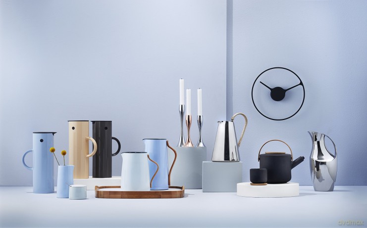 Stelton - Time Wall Clock - Black - 30 cm