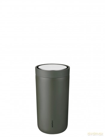 Stelton - To Go Click Vacuum Insulated Cup - Soft Dark Forest - 0.2 l