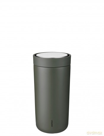 Stelton - To Go Click Vacuum Insulated Cup - Soft Dark Forest - 0.4 l