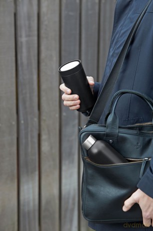 Stelton - To-Go Click Vacuum Insulated Cup 0.4 L (Black Metallic)