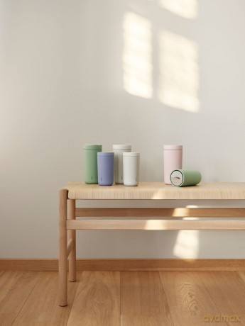 Stelton - To-Go Click Vacuum Insulated Cup 0.4 L (Soft Rose)