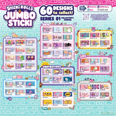 Sticki Rolls - Jumbo Mystery Rolls (JS100)