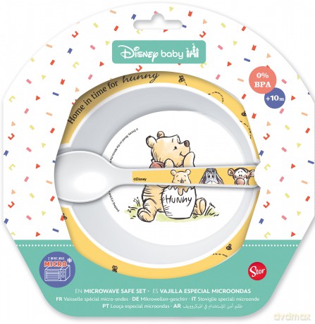 Stor - Baby 2-pc. Set - Bowl + Spoon, WTP