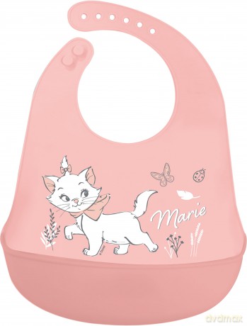 Stor - BABY Toddler Bib - 100% silicone - Disney Marie