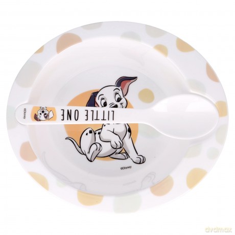 Stor - BABY, Toddler 2-pc. SET - Bowl + Spoon - Disney Clas