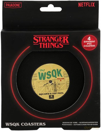 Stranger Things 5 WSQK PVC podkładki 4-pack