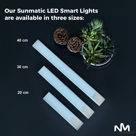 Sunmatic - LED Sensor Light 20cm (2-pack)