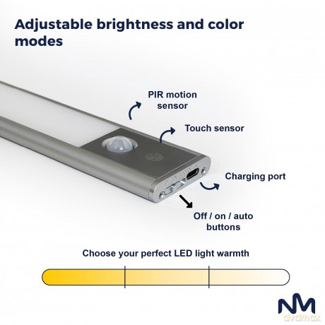 Sunmatic - LED Sensor Light 30cm (2-pack