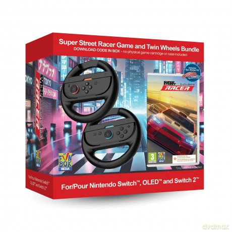 Super Street: Racer Game with Twin Racing Wheels Bundle [GRA SWITCH 2]
