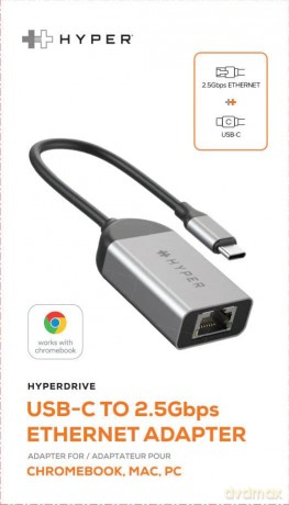 Targus - HyperDrive USB-C to 2.5Gbps Ethernet Adapter