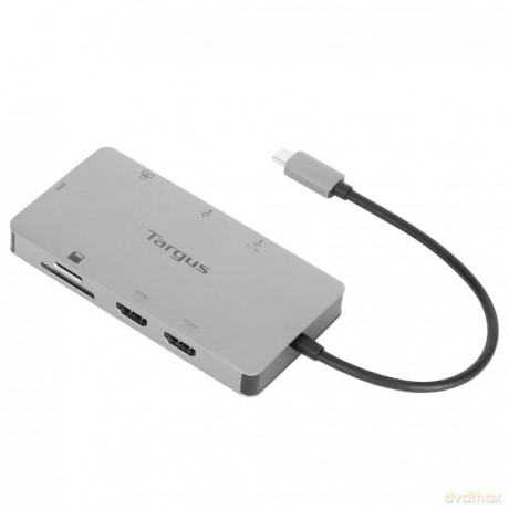 Targus - Universal USB-C Dual HDMI 4K Dock w 100 W PD Pass-Thru - For MST enabled devices