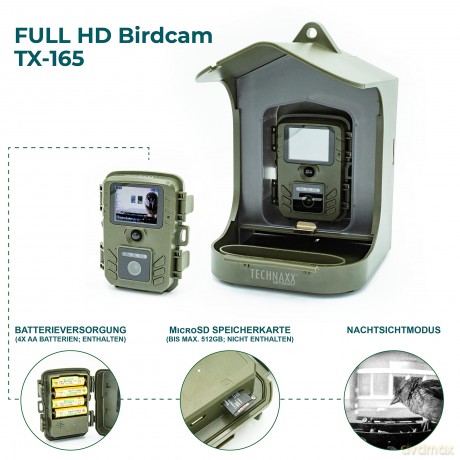Technaxx - FullHD Birdcam TX-165