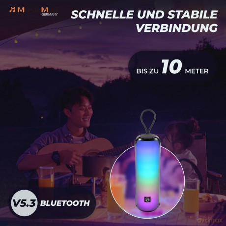 Technaxx - MusicMan BT-Speaker with RGB Light BT-X66