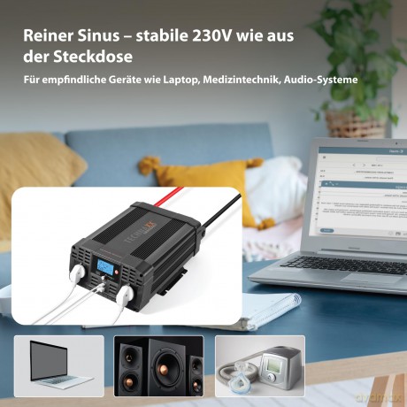 Technaxx - Power Inverter 2000W Sine - TE22