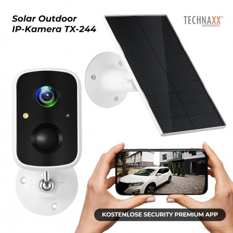 Technaxx - Solar Outdoor IP Camera - TX-244 [SPORT]