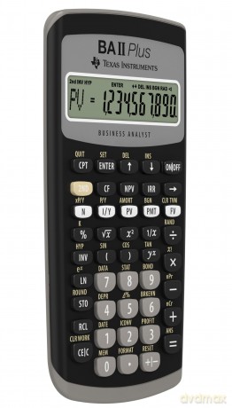 Kalkulator biurowy Texas Instruments - BA ll Plus Financial Calculator
