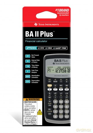 Kalkulator biurowy Texas Instruments - BA ll Plus Financial Calculator