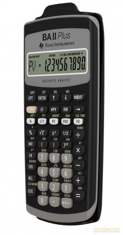Kalkulator biurowy Texas Instruments - BA ll Plus Financial Calculator
