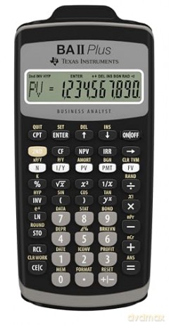 Kalkulator biurowy Texas Instruments - BA ll Plus Financial Calculator
