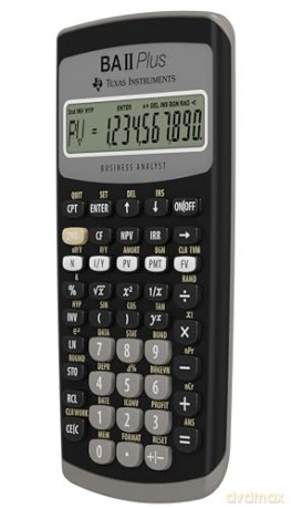 Kalkulator biurowy Texas Instruments - BA ll Plus Financial Calculator