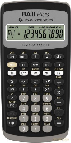 Kalkulator biurowy Texas Instruments - BA ll Plus Financial Calculator