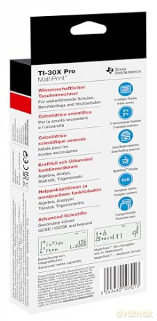 Texas Instruments - TI-30X Pro Mathprint Scientific Calculator