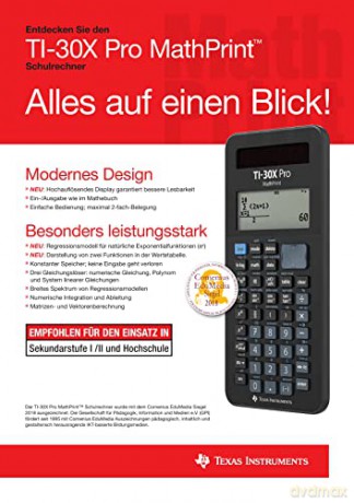 Texas Instruments - TI-30X Pro Mathprint Scientific Calculator