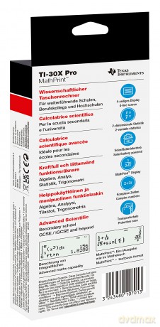 Texas Instruments - TI-30X Pro Mathprint Scientific Calculator