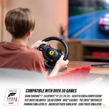 Thrustmaster T98 Ferrari 296 GTB Racing Wheel for PS5, PS4, PC