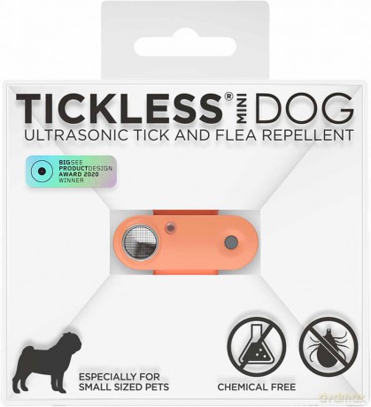 Tickless - PET MINI ORANGE - chargeable